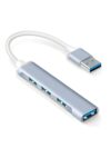 4 PORT USB HUB METAL 3.0
