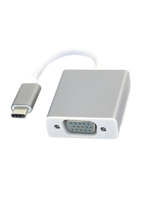 USB Type C to VGA Adapter, USB 3.1 (Thunderbolt 3) Converter Compatible With MacBook Pro, Air, Dell XPS 13/15, Surface Book 2 and More