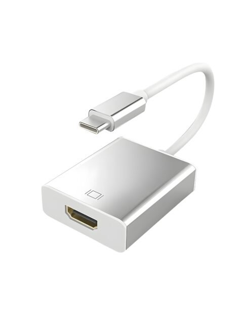 USB C to HDMI Adapter, Aluminum Portable USB C Adapter, Supports 1080p 60Hz, 4K 30Hz, for MacBook Pro, MacBook Air, Pixelbook, XPS, Galaxy S22 S23, S24 (Plz Read the description & Watch the Video )