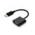 DP to VGA Adapter, HDMI to VGA 1080P Converter, Compatible with Computer, Desktop, Laptop, PC, Monitor, Projector, HDTV (DP to VGA)