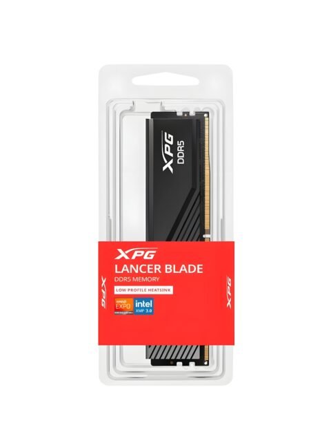 XPG Lancer Blade 16GB (1 x 16GB) DDR5 5600MHz CL46 Desktop Memory RAM – Black | Gaming U-DIMM Memory Module | Intel & AMD Compatible (Black)