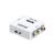 HDMI to AV, 1080P HDMI to 3RCA CVBS AV Composite Video Audio Converter Adapter Supports PAL/NTSC with USB Charge Cable for PC Laptop HDTV DVD - White