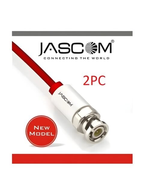 JASCOM FULL COPPER WIRED BNC CONNECTORS FOR DVR & CCTV CAMERAS