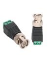 BNC Screw Type Connectors X9033 for CCTV Camera, Pack of 2 Pieces
