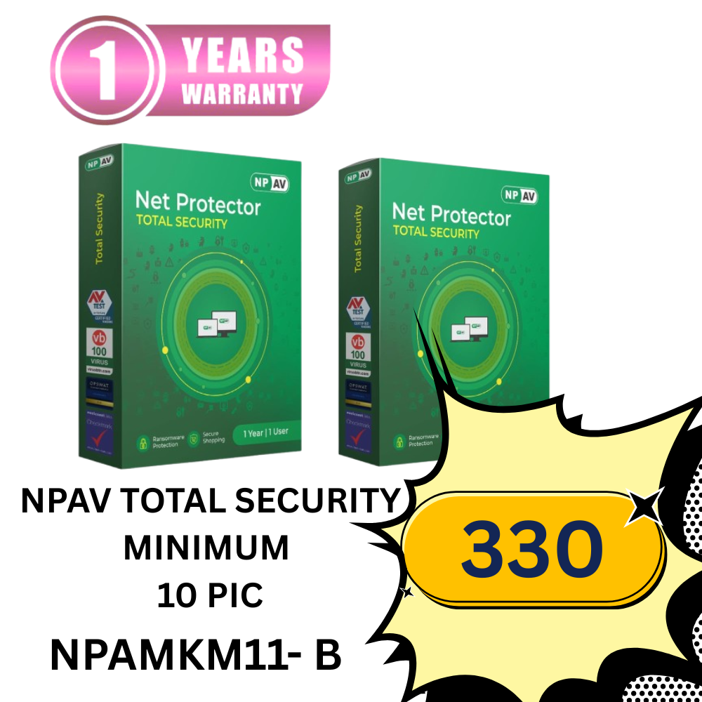 Net Protector Antivirus for PC Total Security 2025, 1 PC, 1 Year (Email Delivery in 1 Hour - No CD)