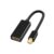 Mini DisplayPort (Mini DP) to HDMI Female Thunderbolt 2.0 Adapter Suitable for Apple MacBook Pro MacBook Air Microsoft Surface Pro 4 Pro 3 Thinkpad Google Pixel Chromebook, Black