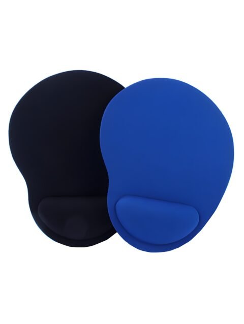 Comfort Pad Ergonomic Mouse Pad with Gel Wrist Support, Blue