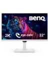 BenQ GW3290QT 31.5" IPS 2k QHD Monitor| USB-C(65W PD)| Coding Mode| 99%sRGB|Daisy Chain| Height Adjust| 75Hz| Eye Safe Certified| Brightness Intelligence| Noise Filter Speaker| HDMI|DP|USB Hub (White)