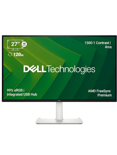 27" IPS UHD 4K 3840 x 2160) 120 Hz 4 ms 350 nits 99% SRGB,USB C, HDMI, DP, Inbuilt Speakers 5W, Height & Pivot & Swivel, Free-Sync, HDR, VESA. 3YRS WARRANTY