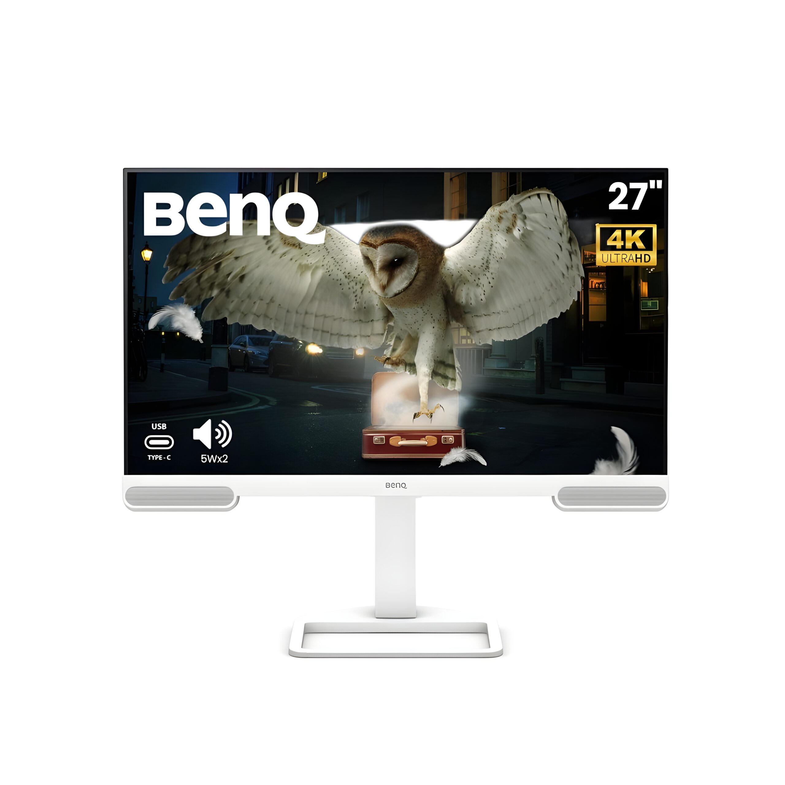 71xmtUEoDcL._SL1500_ (3) (1) BenQ EW2790U 27” 4K UHD 3840x2160 Entertainment Monitor with 95% P3| AI Contrast| 5Wx2 treVolo Speakers| USB Type-C (65W PD)| 3xHDMI|USB Hub| Ergonomic Design|Display Pilot 2| Eye-Care (White)