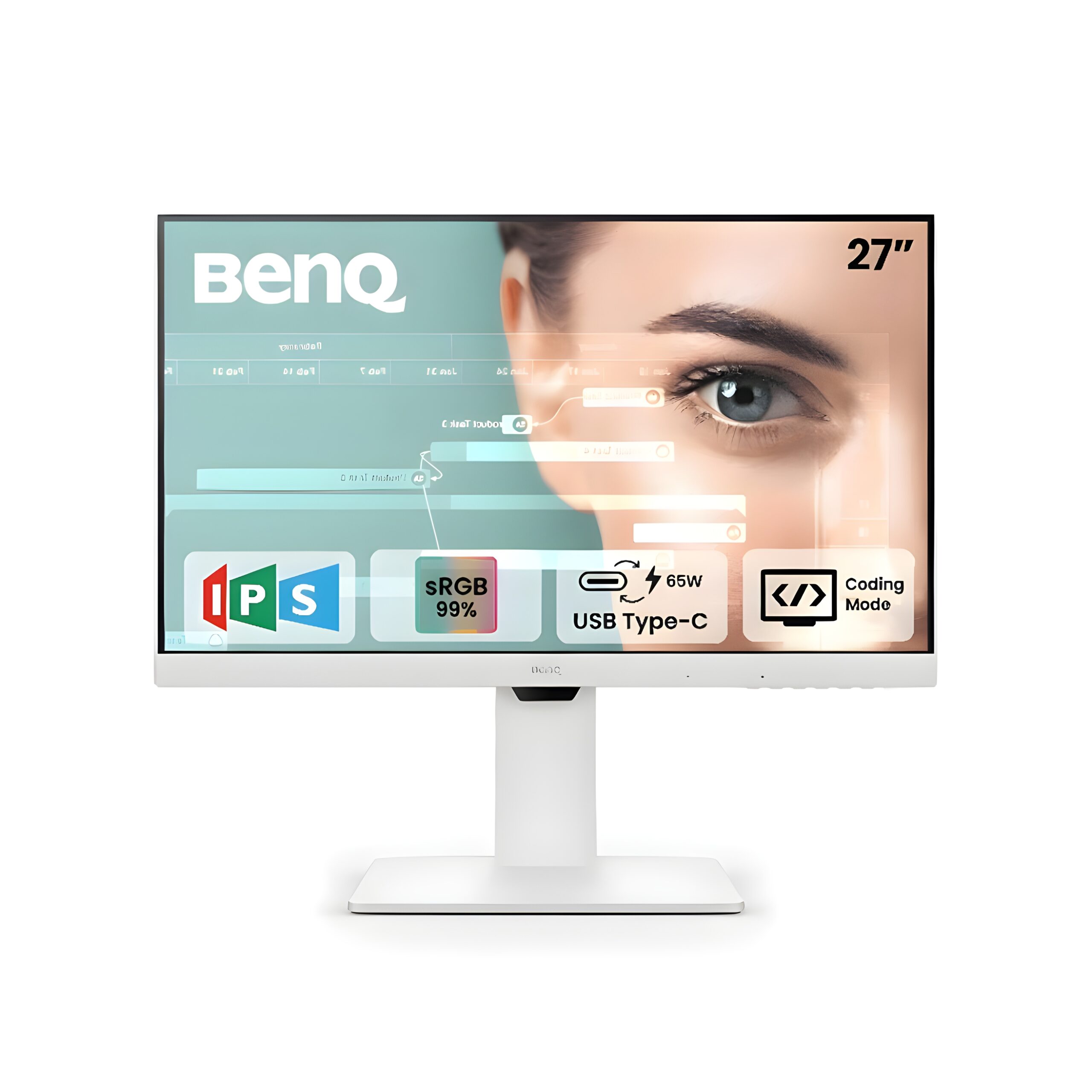 gw2786tc-image (1) (1) (1) BenQ GW2786TC 27" 100Hz Ergonomic USB-C Home Office Monitor