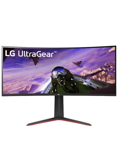 LG Electronics Ultragear 21:9 Curved Gaming LED Monitor 86.42 Cm (34 Inch),Qhd 3440 X 1440,5Ms,160Hz,AMD Freesync Premium,HDR 10,Srgb 99%,Height Adjust Stand,Dp,Hdmi,Speaker,Headphone Out,34Gp63A