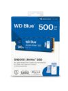 Western Digital WD Blue SN5000 NVMe 500GB, Upto 5000MB/s R, 5Y Warranty, PCIe Gen 4 NVMe M.2 (2280), Gaming Storage, Internal Solid State Drive (SSD) (WDS500G4B0E)