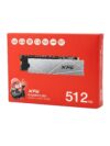 ADATA XPG GAMMIX S60 512GB M.2 2280 Internal Solid State Drive/SSD with NVMe PCIe Gen4 x4, speeds Upto Read/Write -4700/1700 MB/s Compatible with PC and Laptop - AGAMMIXS60-512G-CS