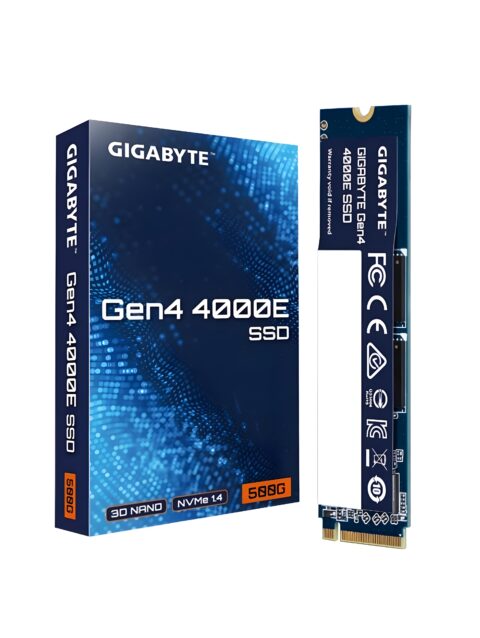 GIGABYTE Gen4 4000E 500 GB M.2 PCI Express 4.0 NVMe 3D NAND g440e250g