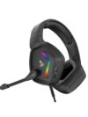 TAG Gamerz Victor RGB Black Over-Ear Gaming Headphone Headset | Soft Ear Cups | 50mm Driver| 3.5mm Audio | 7 Color Breathing RGB with USB | 2m Braided Cable | Adjustable Mic for Calling | Mute Button