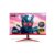 FRONTECH MON-0075, Black & Red) Gaming 24 Inch LED Monitor| Refresh Rate 180Hz, IPS Panel | Full HD 1080p, Bezel Less Design | HDMI & VGA Ports