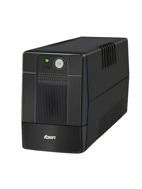 FOXIN 600VA UPS Uninterrupted Power Supply 360W with LED Indicator, for Desktop Computers, Laptops, Gaming Pcs, WiFi Routers & More | BIS Approved | 2
