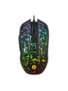 FRONTECH (MS-0082, Black) Wired Gaming Mouse, 6 Key Rainbow RGB Backlit Effect| 6 LED Lighting| USB Plug & Play| 3600 DPI| for PC/Desktop/Mac/Laptop,