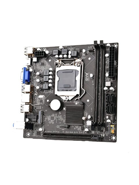 Motherboard EVM H110 DDR4 With NVME Slot | Intel H110 Chipset, Supports Intel Core i3/ i5/ i7 Celeron/ Pentium 6th & 7th Gen Series Processor, Supports DDR4 2133/ 2400/ 2666/ 3200Mhz Slots, 2 x USB 3.0, 4x USB 2.0, LGA1151 Socket