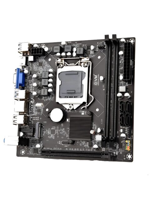 Motherboard EVM H110 DDR4 With NVME Slot | Intel H110 Chipset, Supports Intel Core i3/ i5/ i7 Celeron/ Pentium 6th & 7th Gen Series Processor, Supports DDR4 2133/ 2400/ 2666/ 3200Mhz Slots, 2 x USB 3.0, 4x USB 2.0, LGA1151 Socket