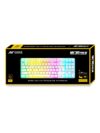 Ant Esports MK720 Pro V2 Wireless TKL RGB Gaming Membrane Keyboard, Backlit Wireless Keyboard Long Lasting Rechargeable Battery High Built Quality – PC PS5 PS4 Xbox One Mac – White
