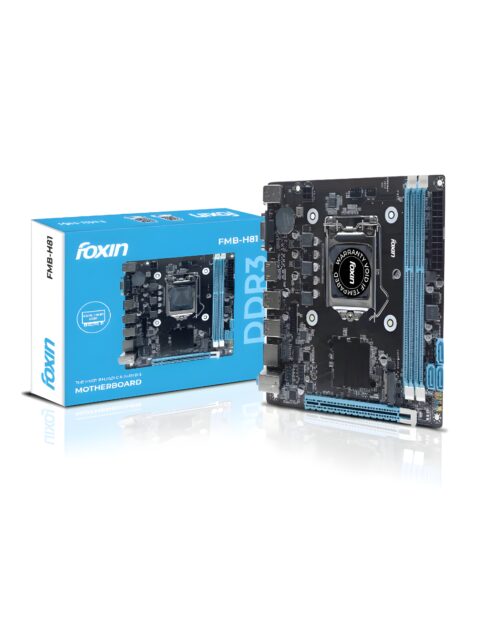 FOXI FOXIN H81 MOTHERBOARD LGA 1150Socket ATX Intel H81 Express Chipset DDR3 Motherboard for Desktop