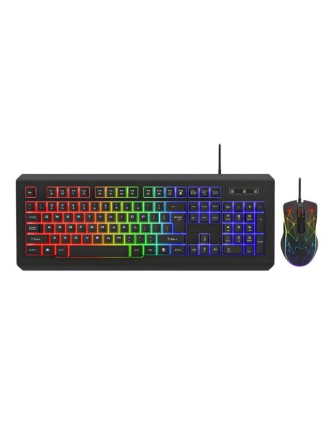 Phanta RGB Gaming Keyboard & Mouse Combo Black