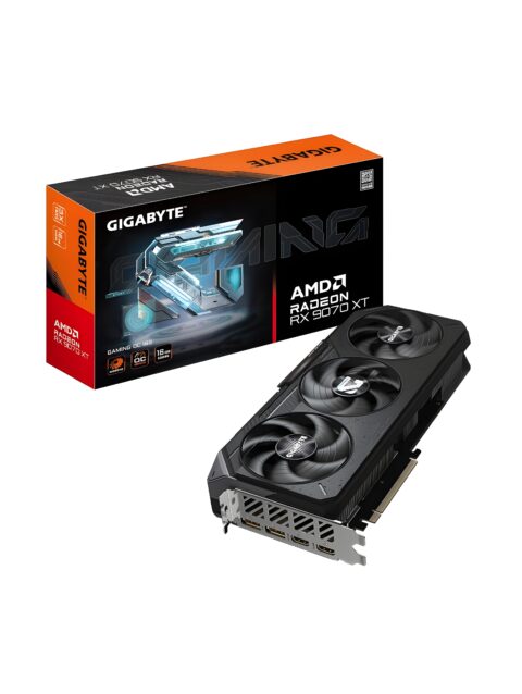 GIGABYTE Radeon RX 9070 XT Gaming OC 16G Graphics Card | PCIe 5.0, 16GB GDDR6, GV-R9070XTGAMING OC-16GD