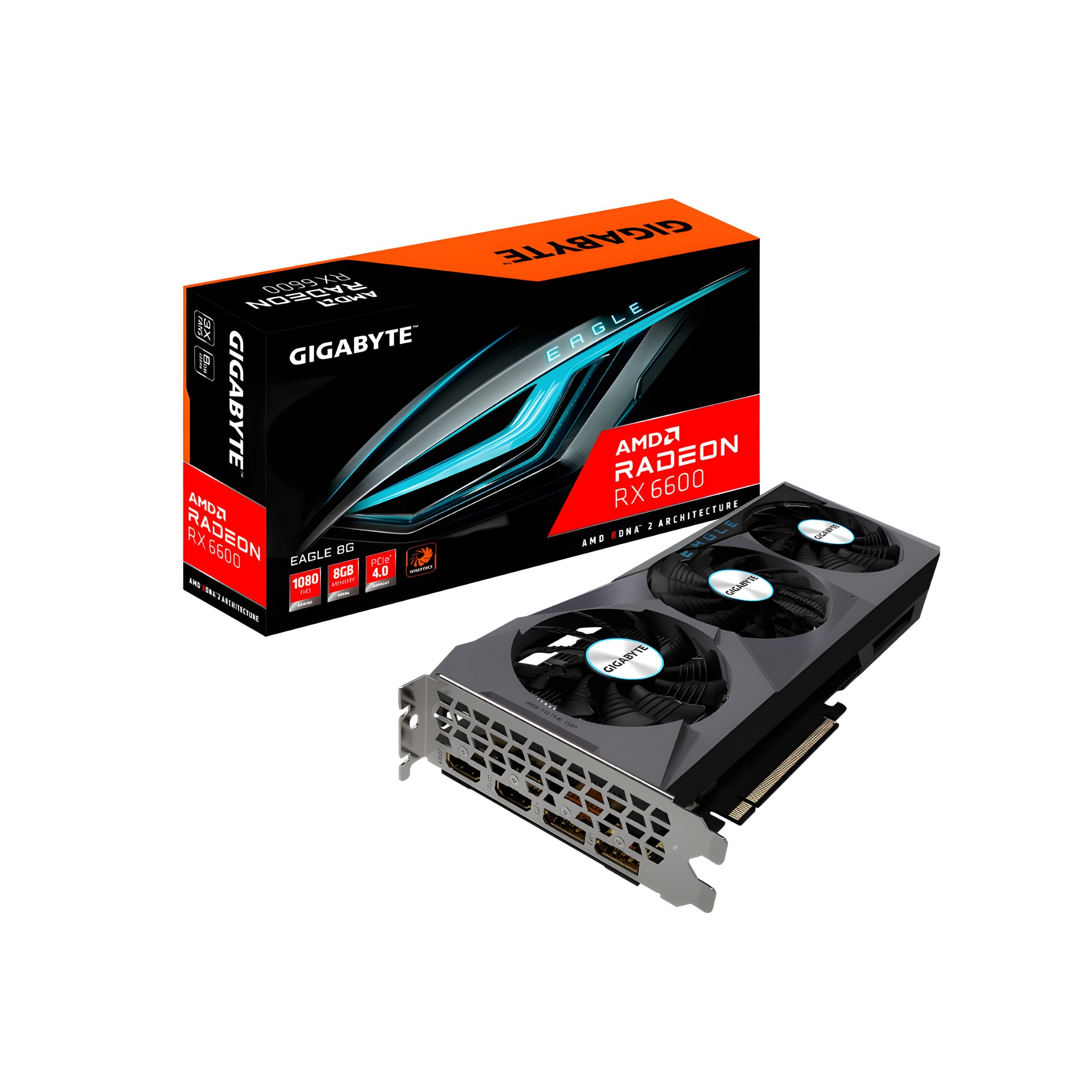 29987 (1) Gigabyte RX 6600 Eagle 8GB Gaming Graphics Card