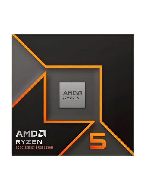 AMD Ryzen 5 9600X Desktop Processor with Integrated Radeon Graphics, 6 cores 12 Threads 32 MB Cache Base Clock 3.9GHz Upto 5.4GHz AM5 Socket, Memory DDR5 Up to 5600 MT/s, 65W TDP - 100-100001405WOF