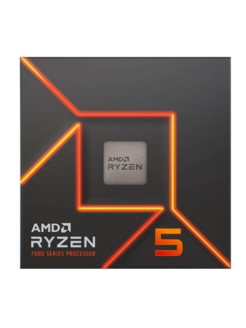 AMD Ryzen 5 7600 Desktop Processor 7000 Series 6 cores 12 Threads 38 MB Cache 3.8 GHz Upto 5.1 GHz AM5 Socket (100-100001015BOX)