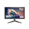 Foxin LED Monitor Crystal 19.5 Inch (48.26 cm), HD 1440x900, 60Hz, 5ms Response Time, 16.7M Colors, HDMI & VGA Ports, Wall Mountable Computer Monitor for PC, CCTV & Laptop Screen Extender